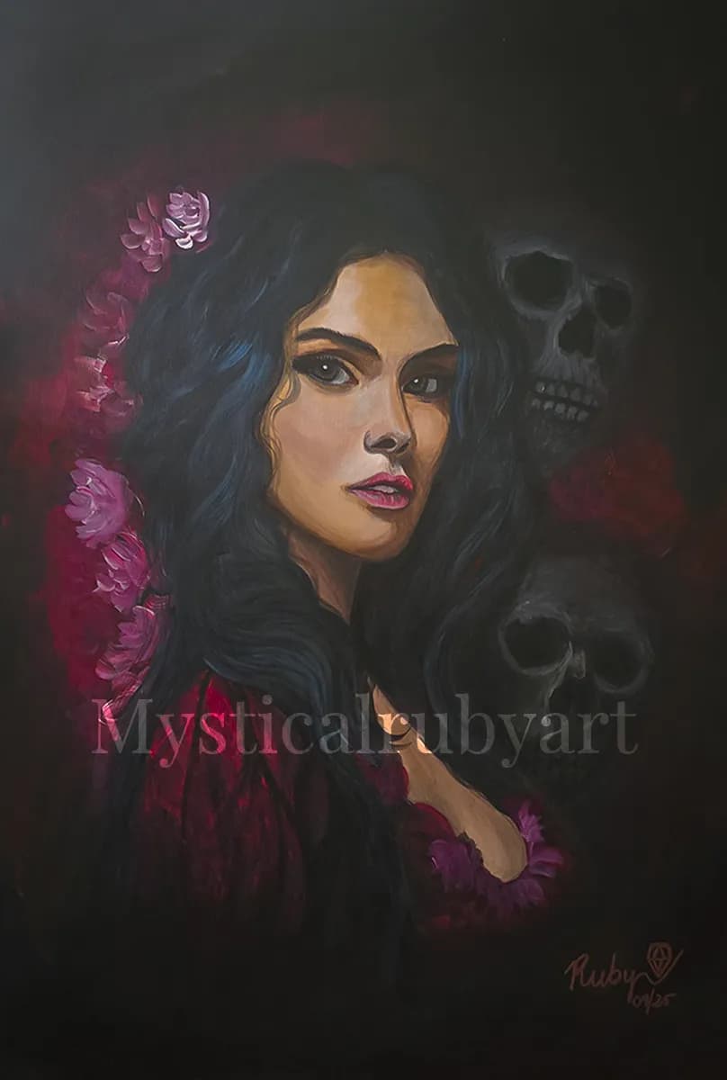 Pomba Gira Rosa Caveira